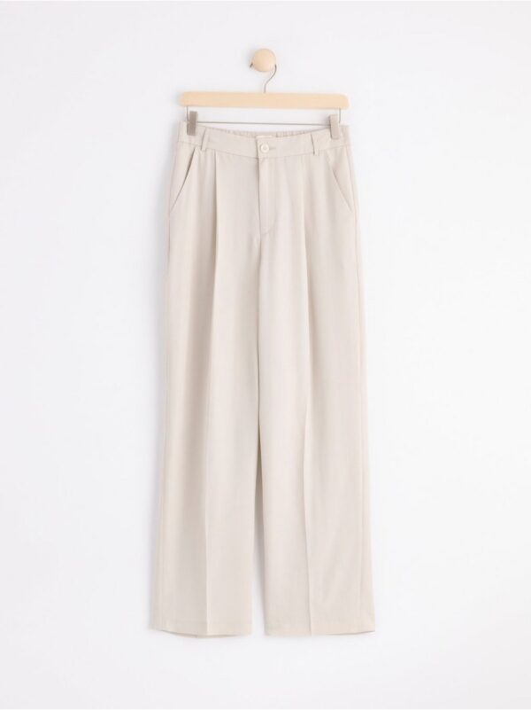 Straight trousers with high waist - 8553843-7704