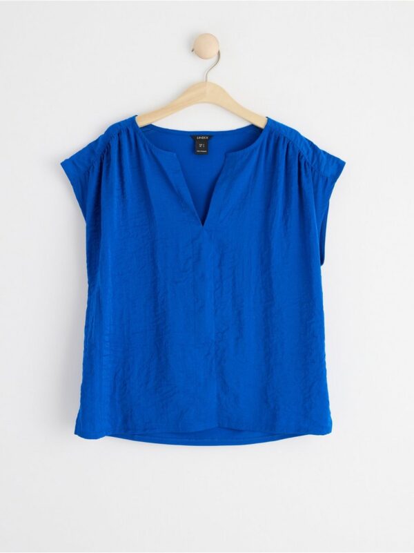 Sleeveless v-neck top - 8554130-6838