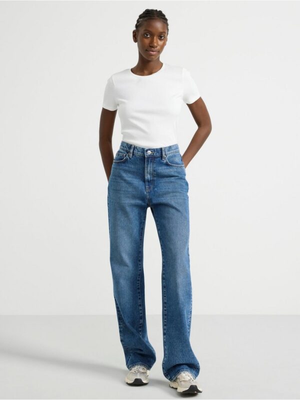 Ribbed short sleeve top - 8555247-300