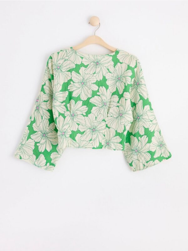 Blouse with wide sleeves - 8557916-6859