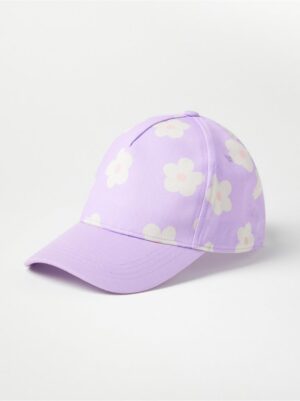 Round peak cap with flowers - 8558810-6965