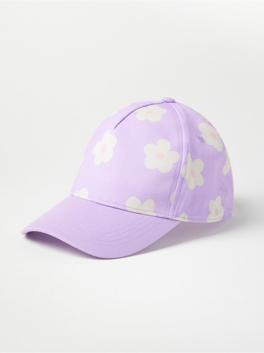 Kacket – Round peak cap with flowers