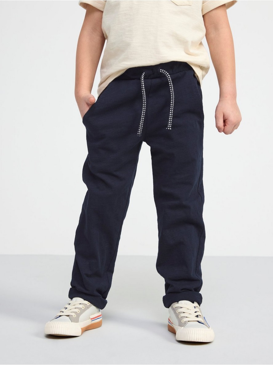 Pantalone – Slub jersey trousers