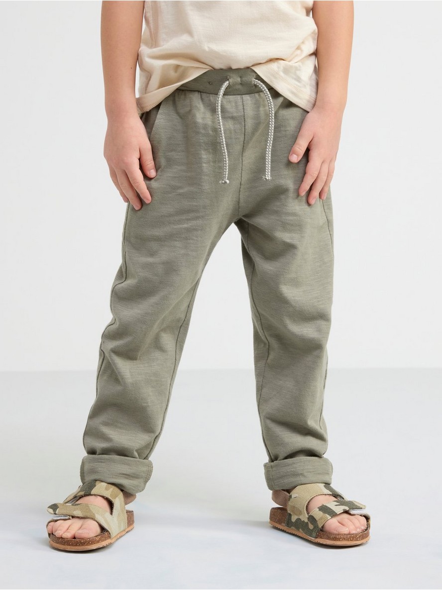 Pantalone – Slub jersey trousers