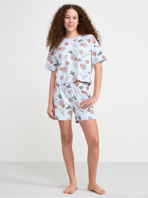 Pyjama set with top and shorts - 8560878-2666