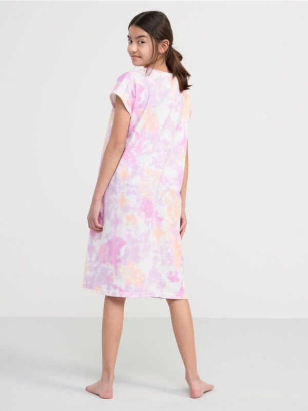 Night dress with tie-dye - 8562652-325