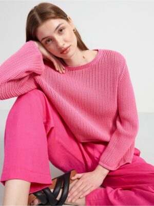 Knitted cotton jumper - 8564670-9861