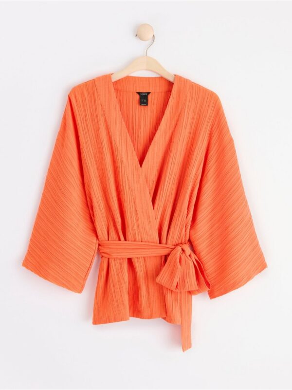 Pleated kimono - 8576501-5324