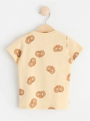 Short sleeve top with pretzels - 8577055-9830