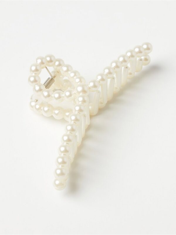 Hair grip with pearls - 8577716-300