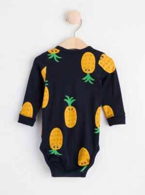 Wrap bodysuit with pineapples - 8580037-2521