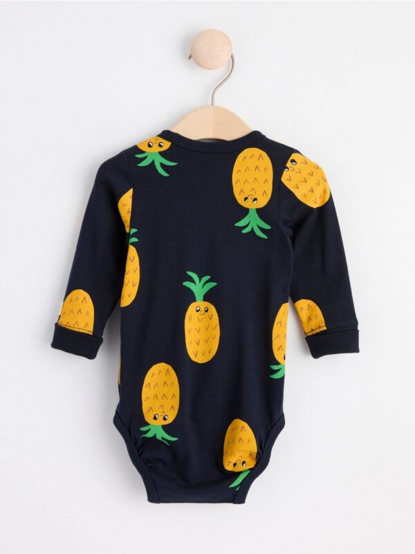 Wrap bodysuit with pineapples - 8580037-2521