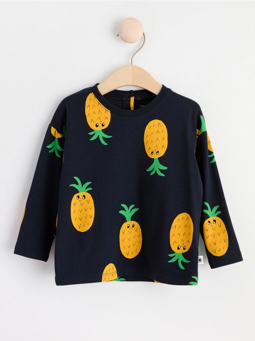 Majica – Long sleeve top with pineapples
