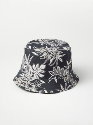 Reversible bucket hat with palm trees - 8583700-7161