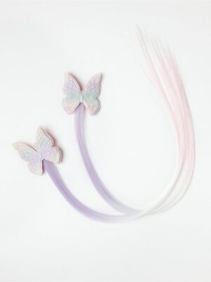 Fake hair with butterflies - 8589027-6665