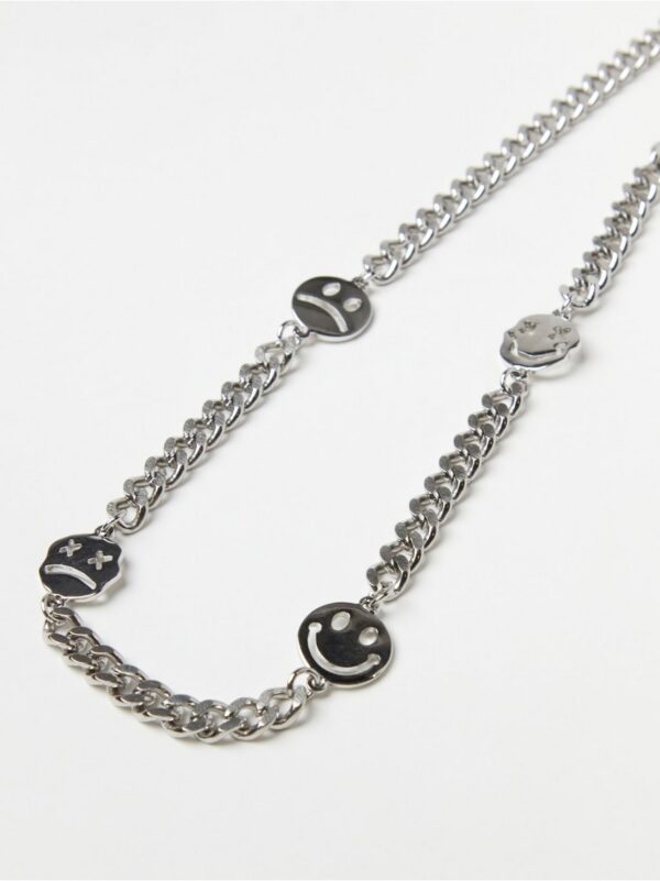 Necklace with smiling faces - 8612238-10