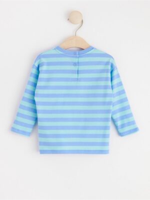 Long sleeve top with stripes - 8468701-7483
