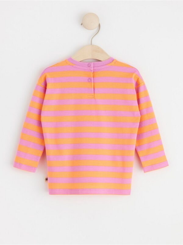 Long sleeve top with stripes - 8468701-9857