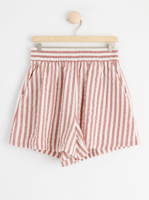 Seersucker pyjama shorts - 8538697-2471