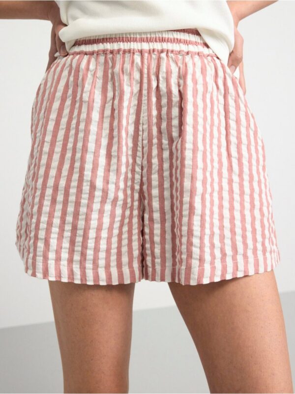 Seersucker pyjama shorts - 8538697-2471