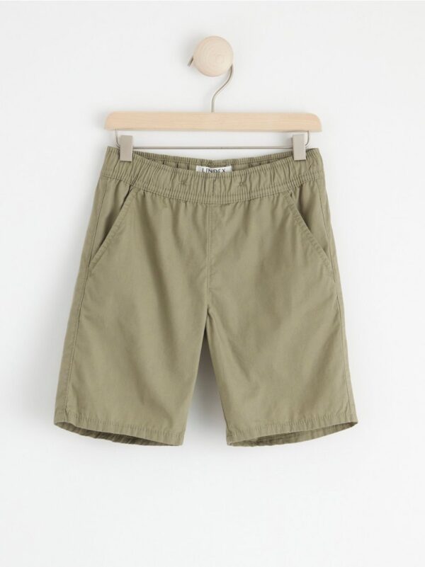 SVEN Straight regular waist poplin shorts - 8540082-6901