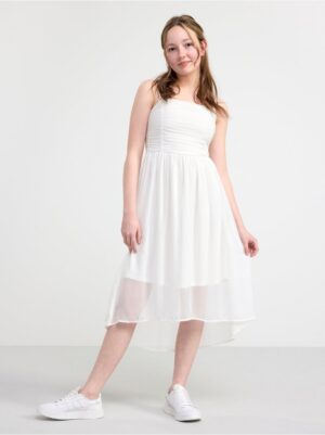 Sleeveless high-low chiffon dress - 8540828-300