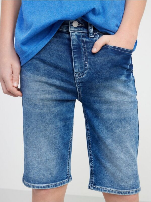 SAM Slim regular waist jeans shorts - 8548553-790