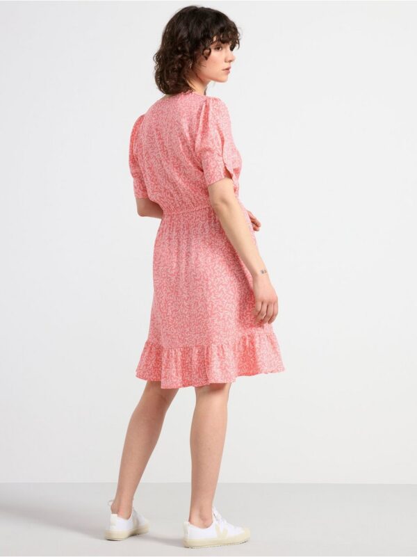 Patterned short sleeve dress - 8551858-1322