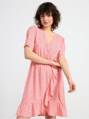 Patterned short sleeve dress - 8551858-1322