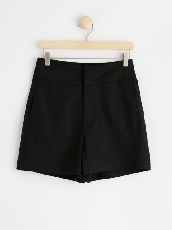 Linen blend shorts - 8557499-80