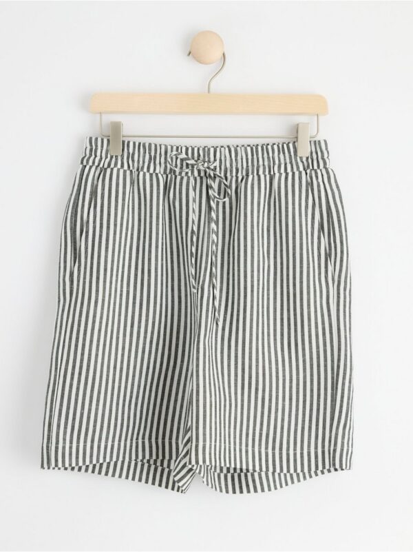 Linen blend shorts - 8562764-300