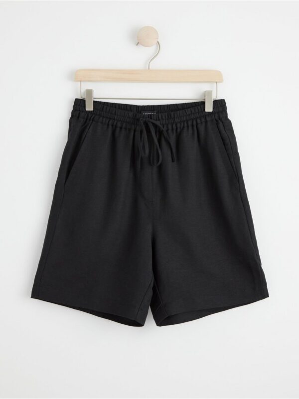 Linen blend shorts - 8562764-80