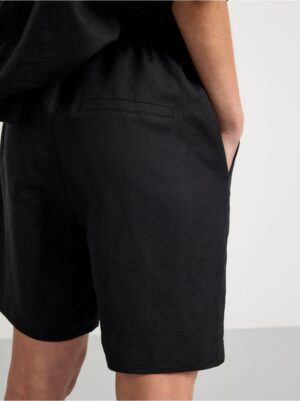 Linen blend shorts - 8562764-80