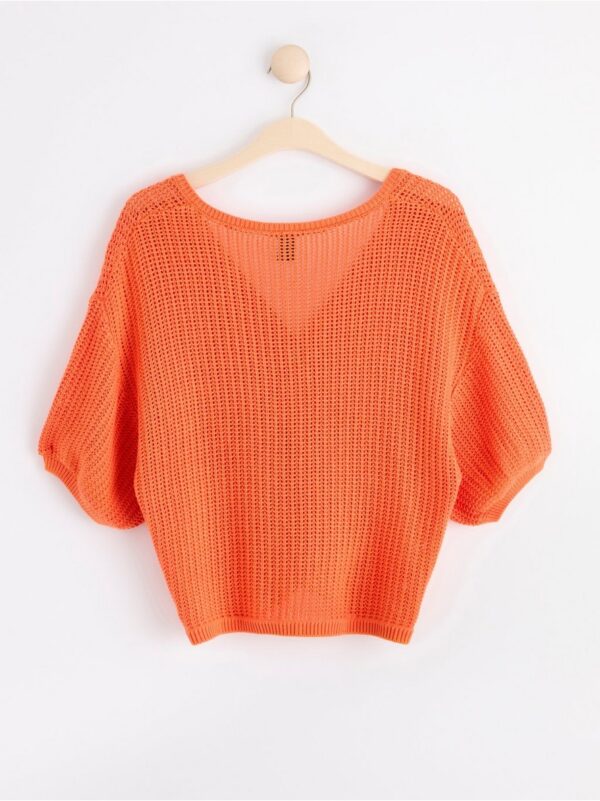 Short sleeve knitted jumper - 8566268-5324