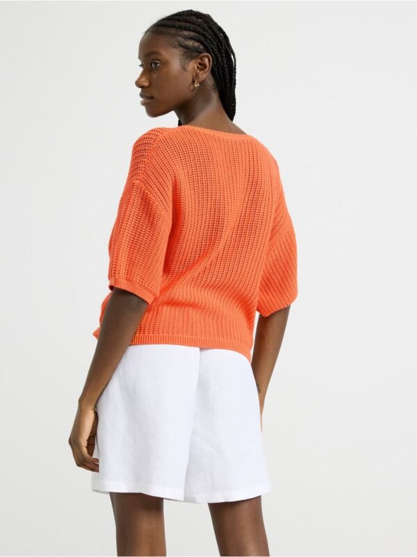 Short sleeve knitted jumper - 8566268-5324