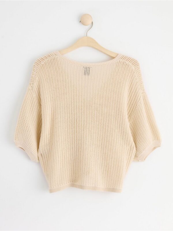 Short sleeve knitted jumper - 8566268-9609