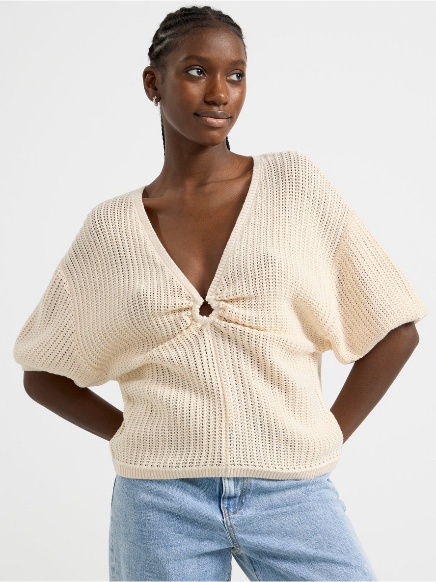 Dzemper – Short sleeve knitted jumper