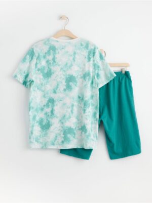 Pyjama set with t-shirt and shorts - 8573333-7397