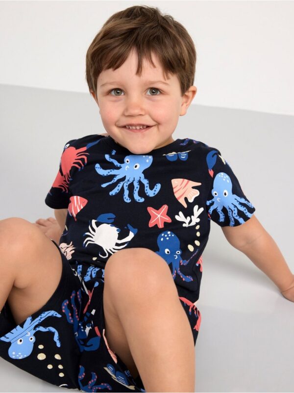 Pyjama set with ocean animals - 8573340-2521