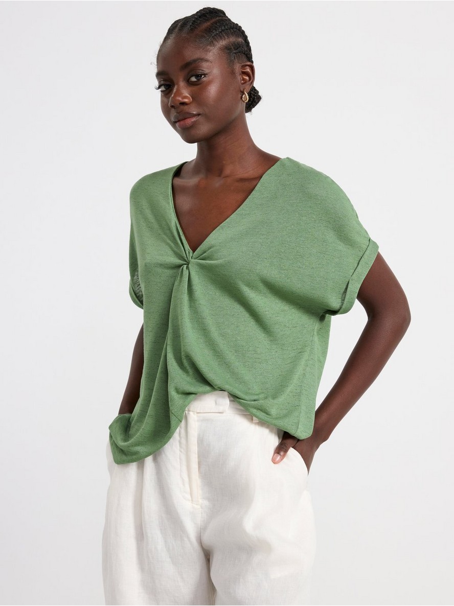 Majica – Short sleeve v-neck top