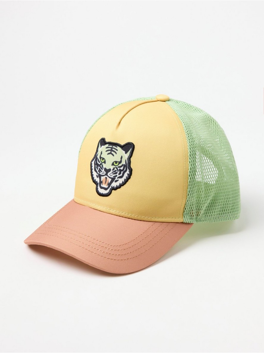 Kacket – Round peak cap with motif to front