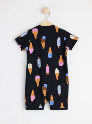 Pyjama romper with ice creams - 8579035-2521