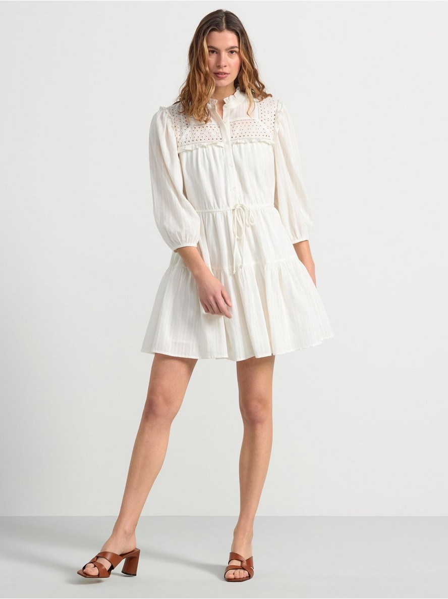 Haljina – Dress with broderie anglaise and frill details
