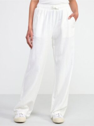 Linen blend trousers - 8585888-300