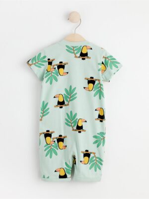 Pyjama romper with toucans - 8587699-9505