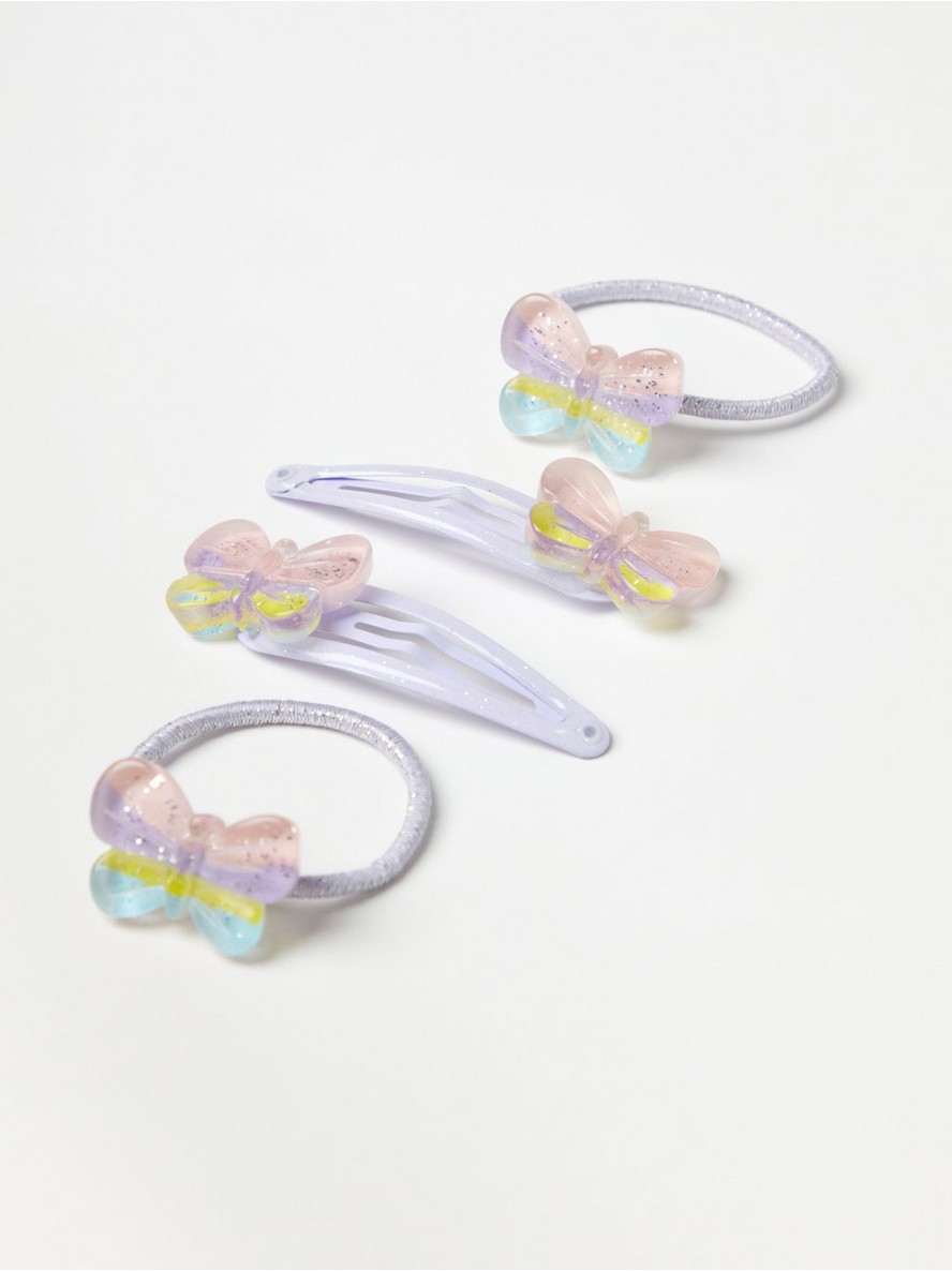 Set za kosu – Set with hair clips and elastics