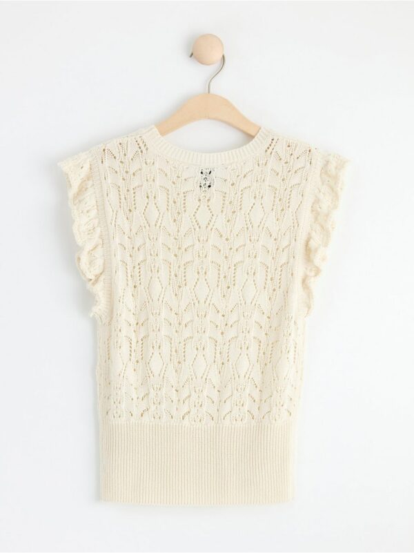 Knitted sleeveless top - 8592060-7862