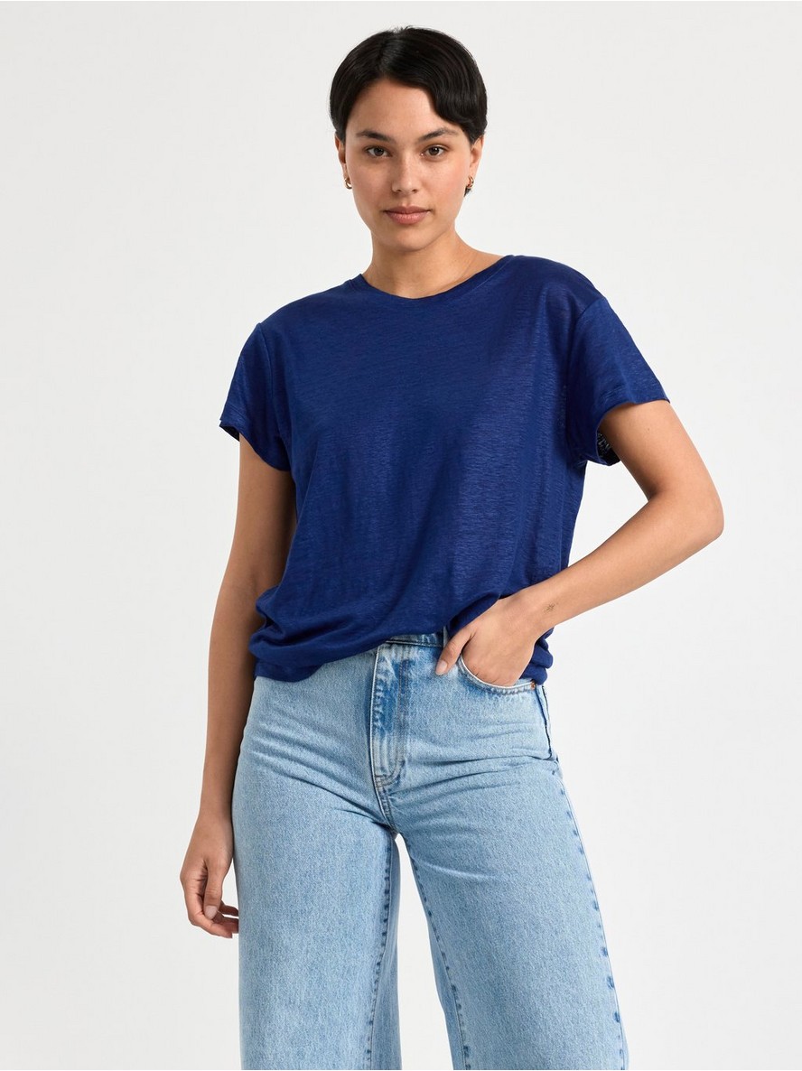 Majica – Short seleeve linen top