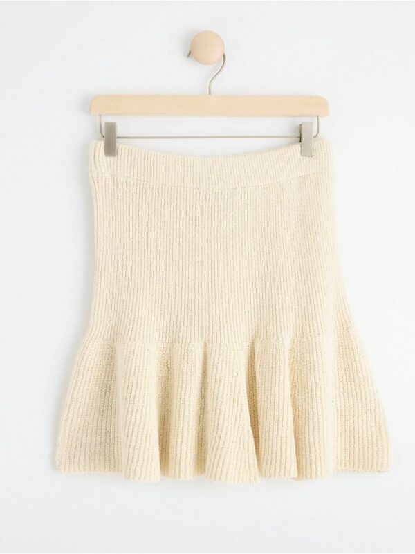 Knitted mini skirt - 8604357-9606