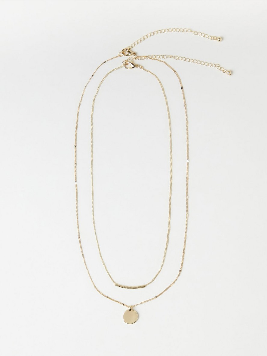 Ogrlica – 2-pack pendant necklace